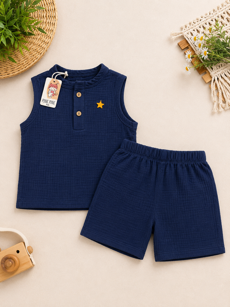 Boys Co-ord Set Sleeveless