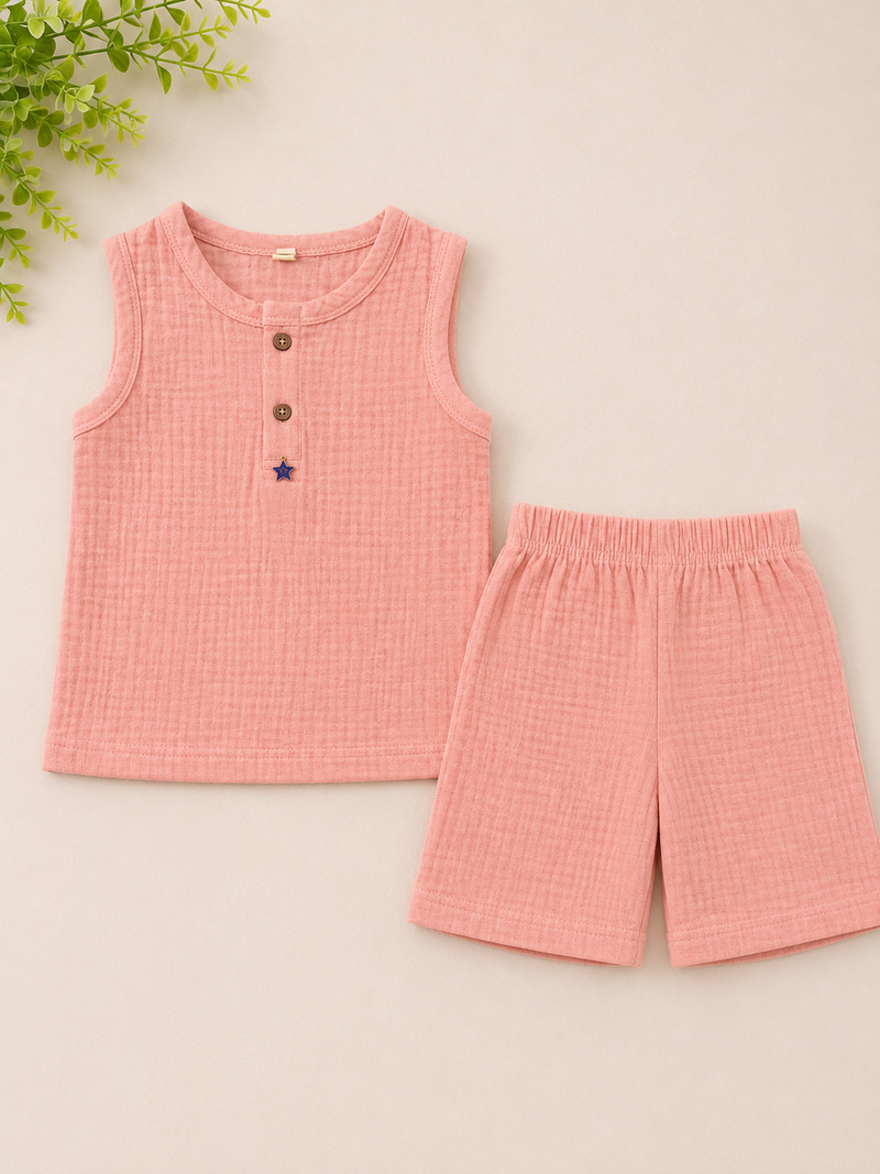 Boys Co-ord Set Sleeveless