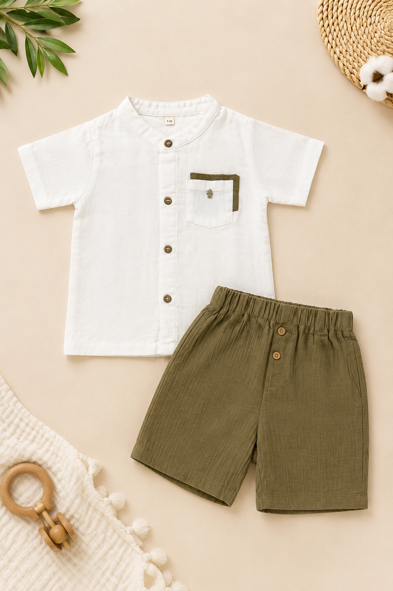 Boys Double Pocket Co-ord Set
