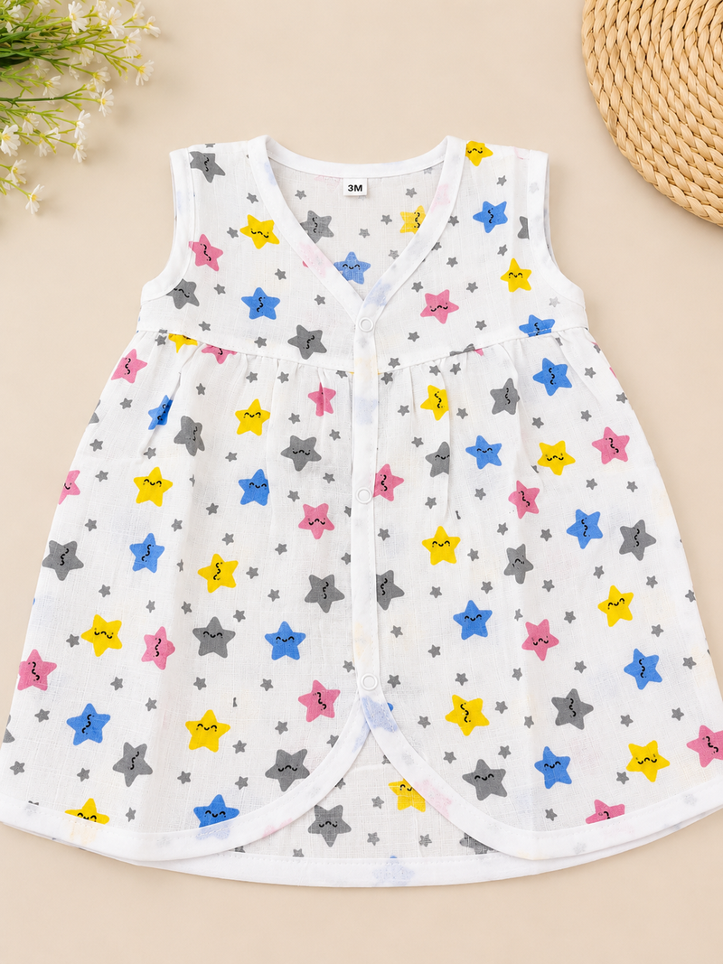 Premium Kids with sleeves Frocks(Pack of 3)