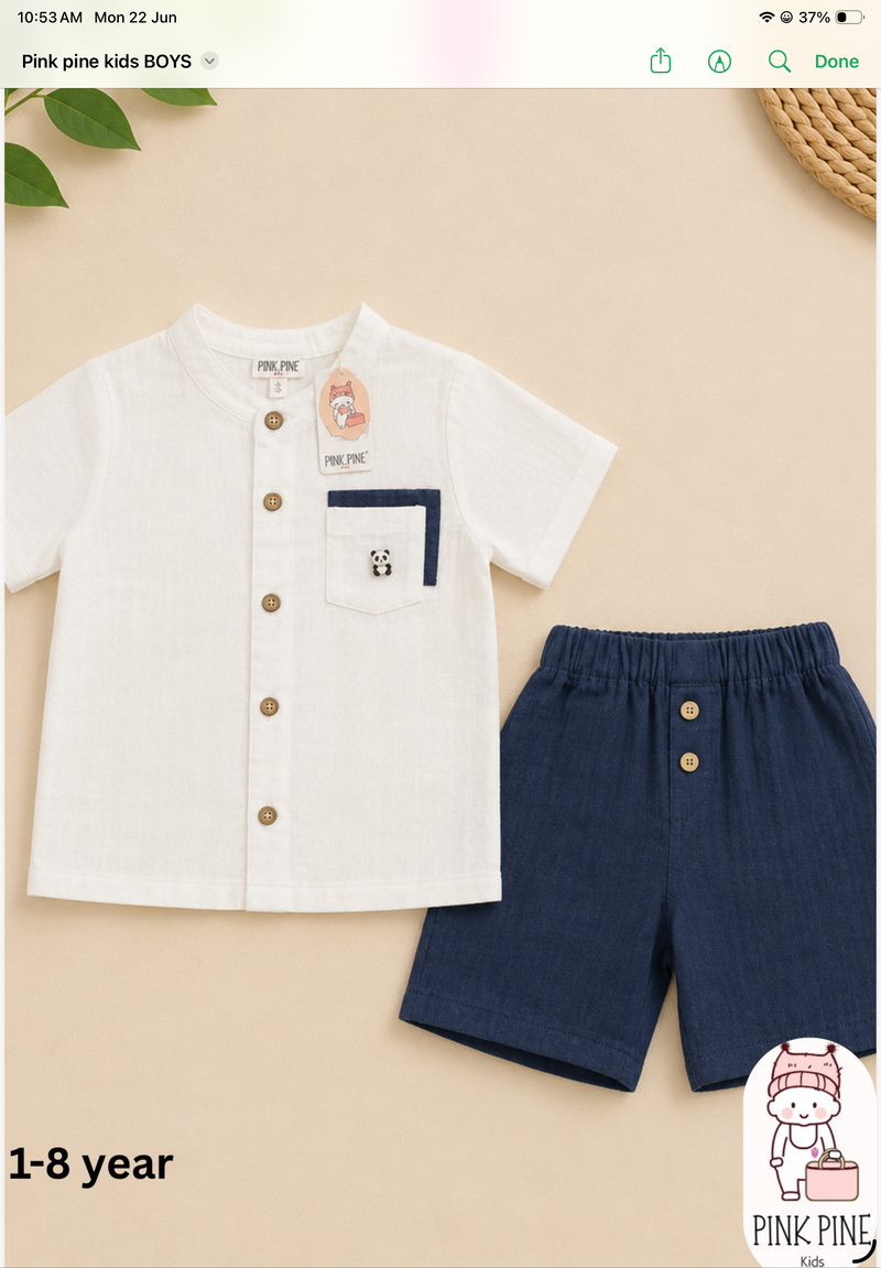 Boys Double Pocket Co-ord Set