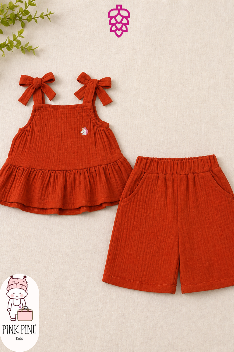 Knot Top with shorts