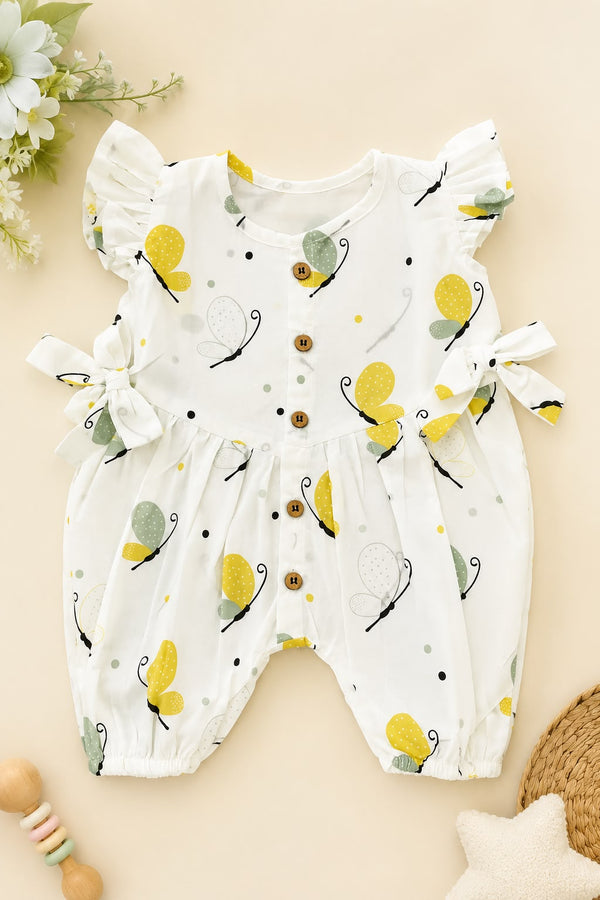 Girls Butterfly White