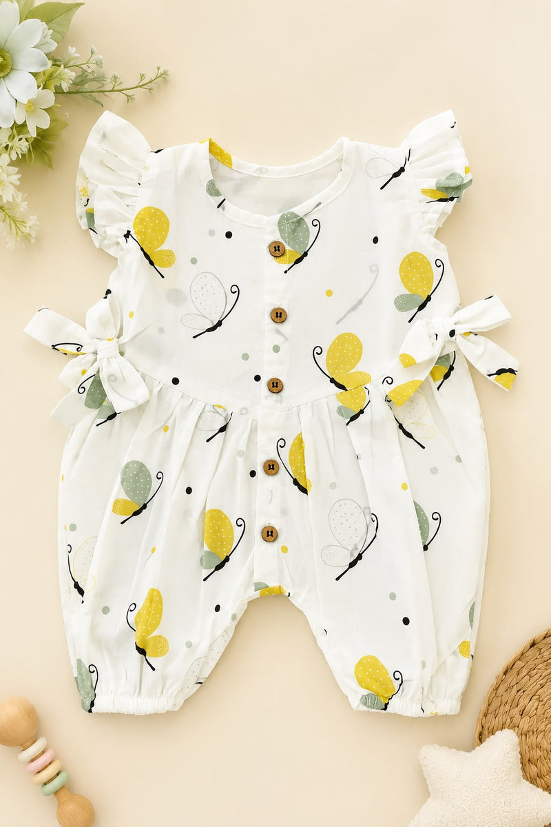 Girls Butterfly White