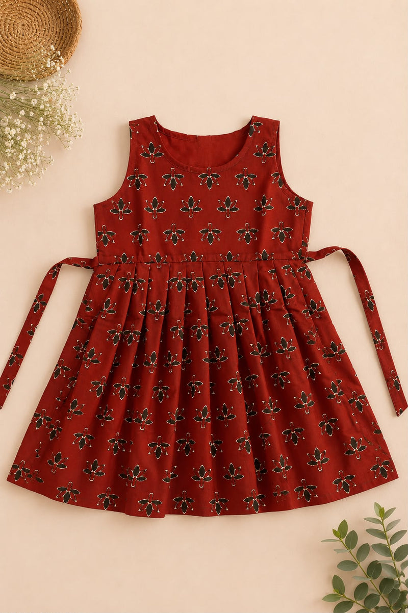Girls Ajrakh Ethnic