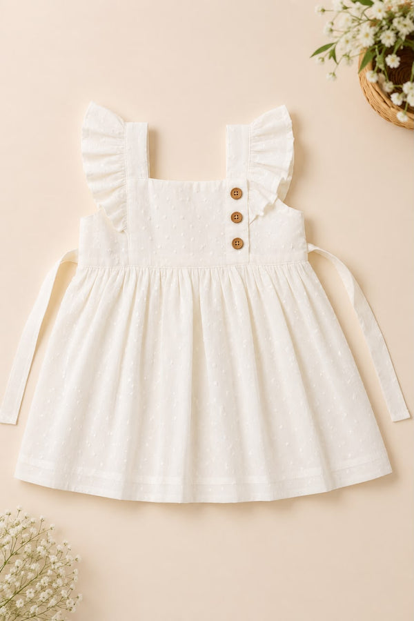 Girls White Elegant
