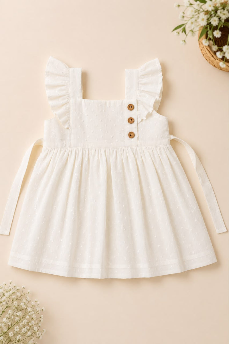Girls White Elegant