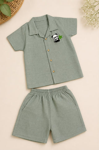 Boys Grey Panda