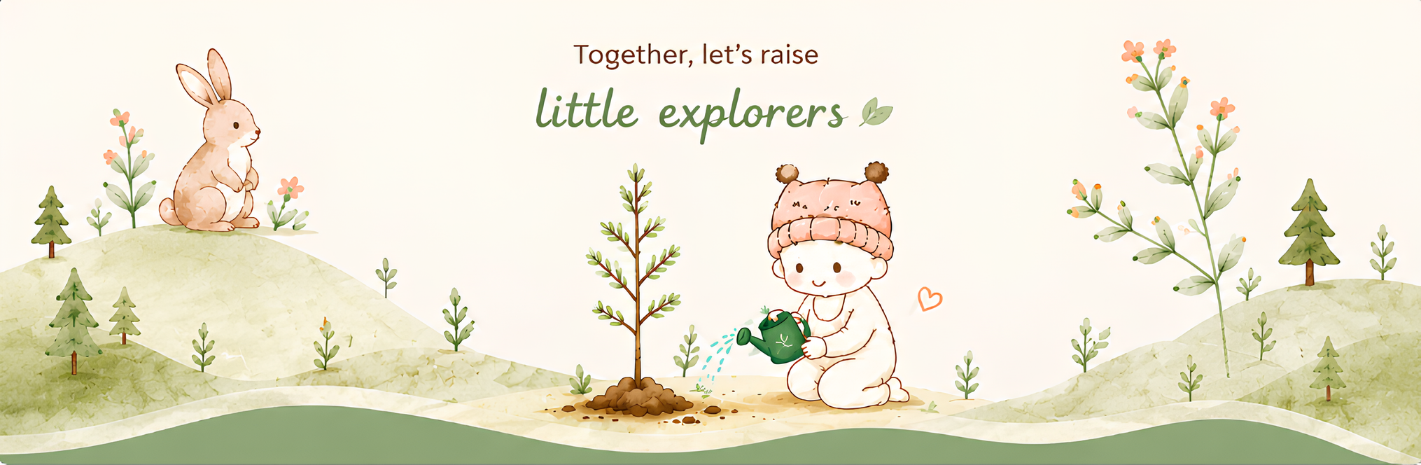 Together, let's raise little explorers